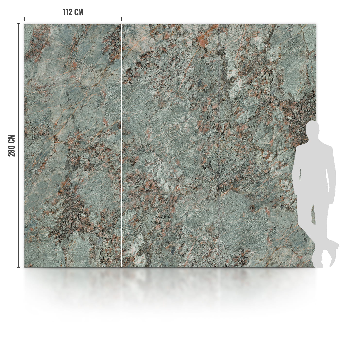 WPC Płyta Węglowa Green Forest Matowa 280x112 cm