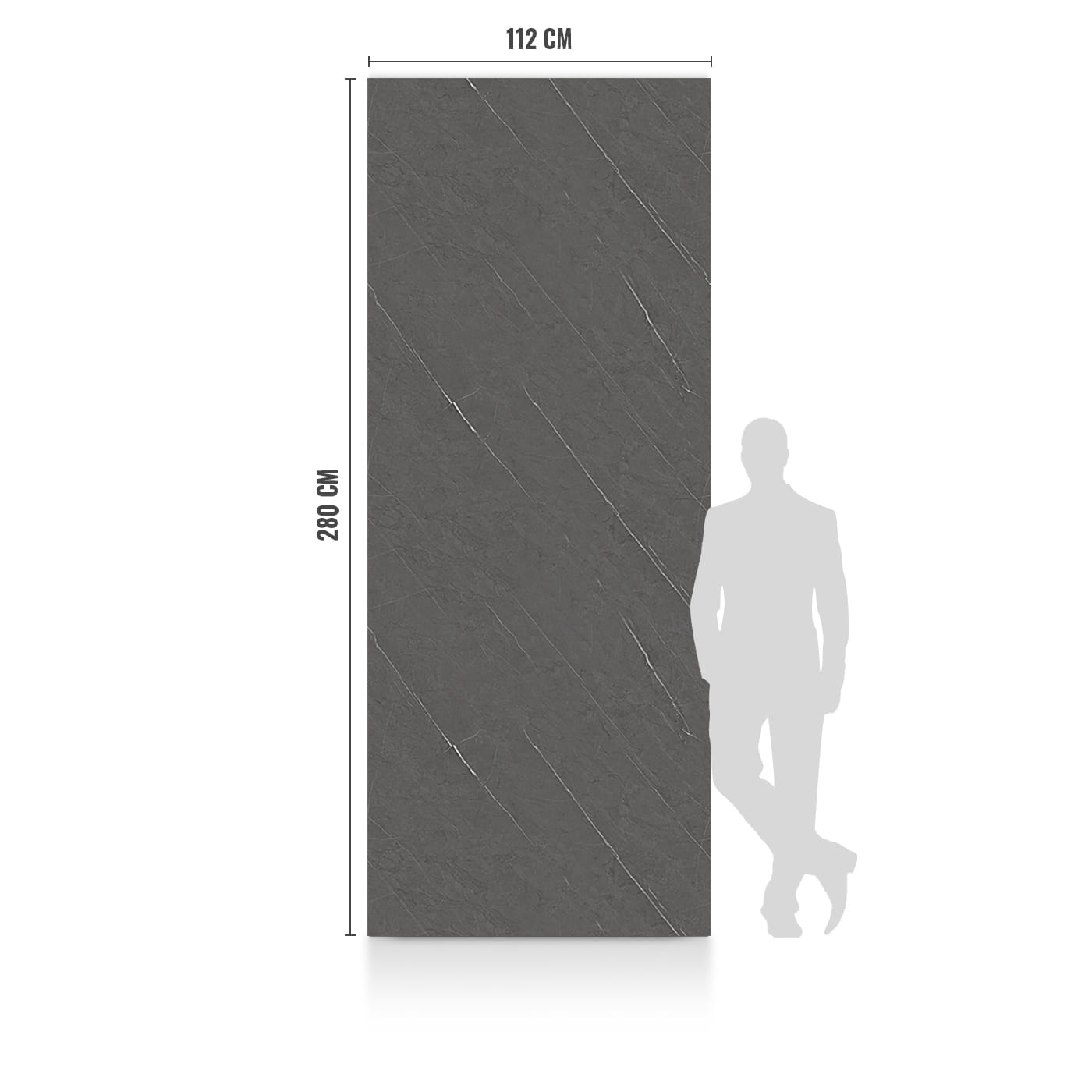 WPC Płyta Węglowa Black Stripes 280x110 cm - obrazek 2