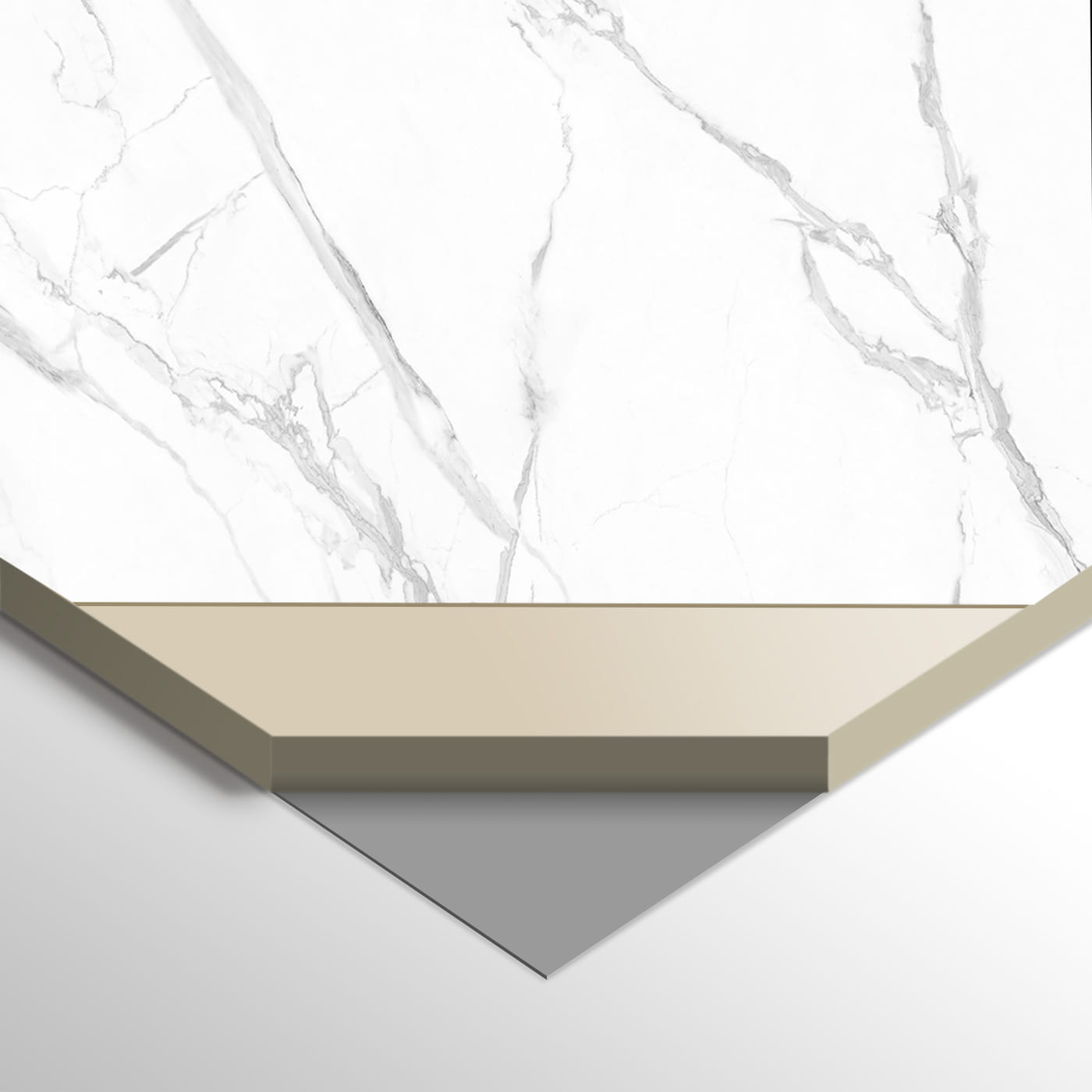 WPC Płyta Węglowa Marble Matowa 280x110 cm - obrazek 3