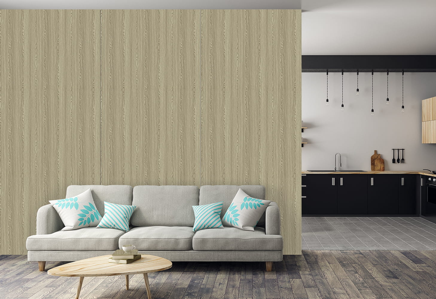 WPC Płyta Węglowa Gray Wood 280x110 cm - obrazek 4