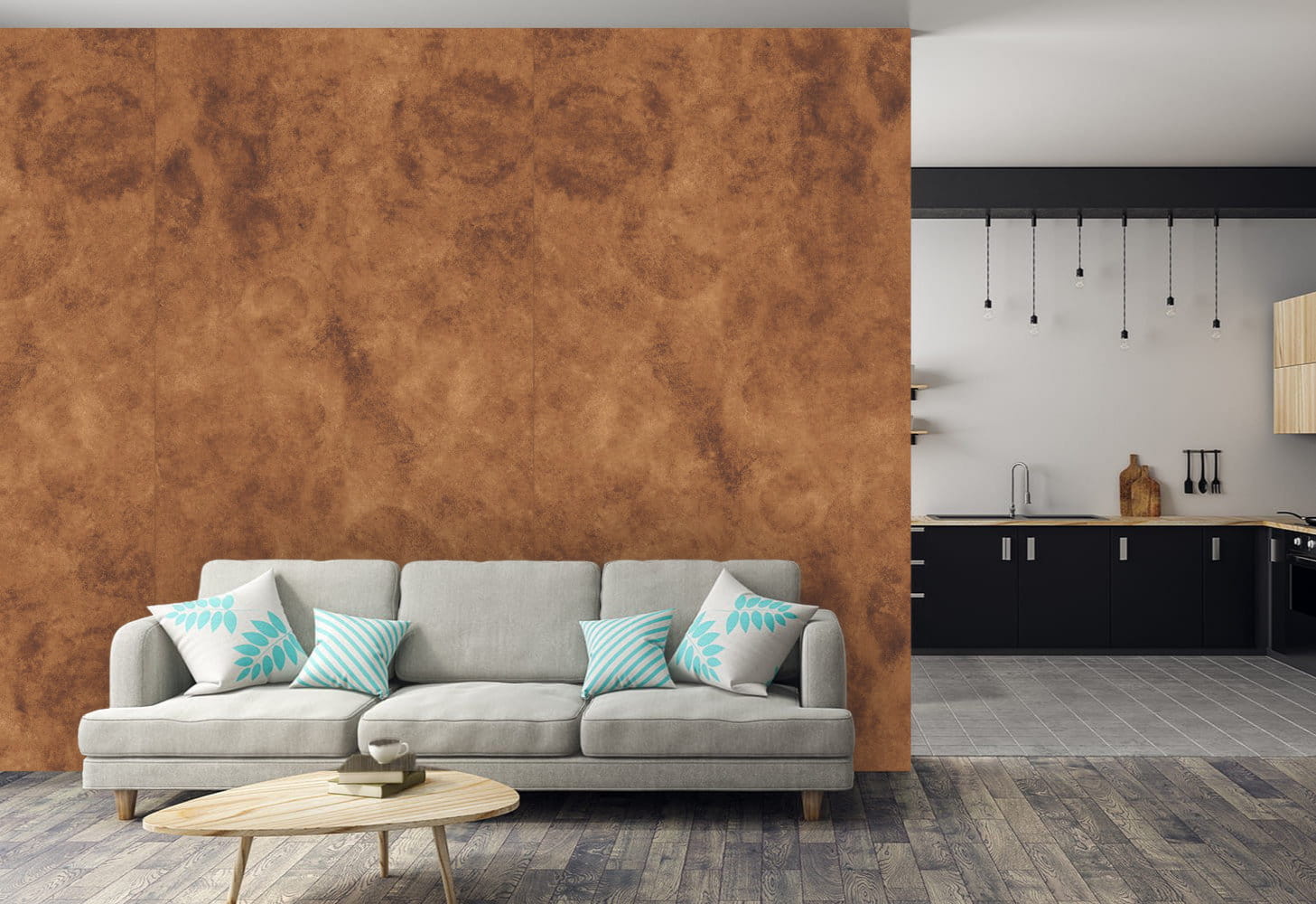 WPC Płyta Węglowa Gold Copp Błyszcząca 280x110 cm - obrazek 4